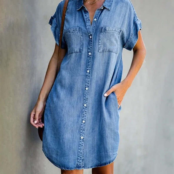 Lucy™ | Stylish Denim Dress