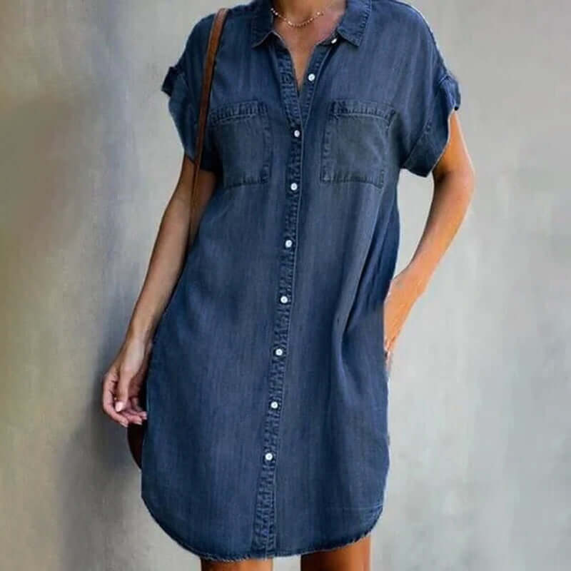 Lucy™ | Stylish Denim Dress