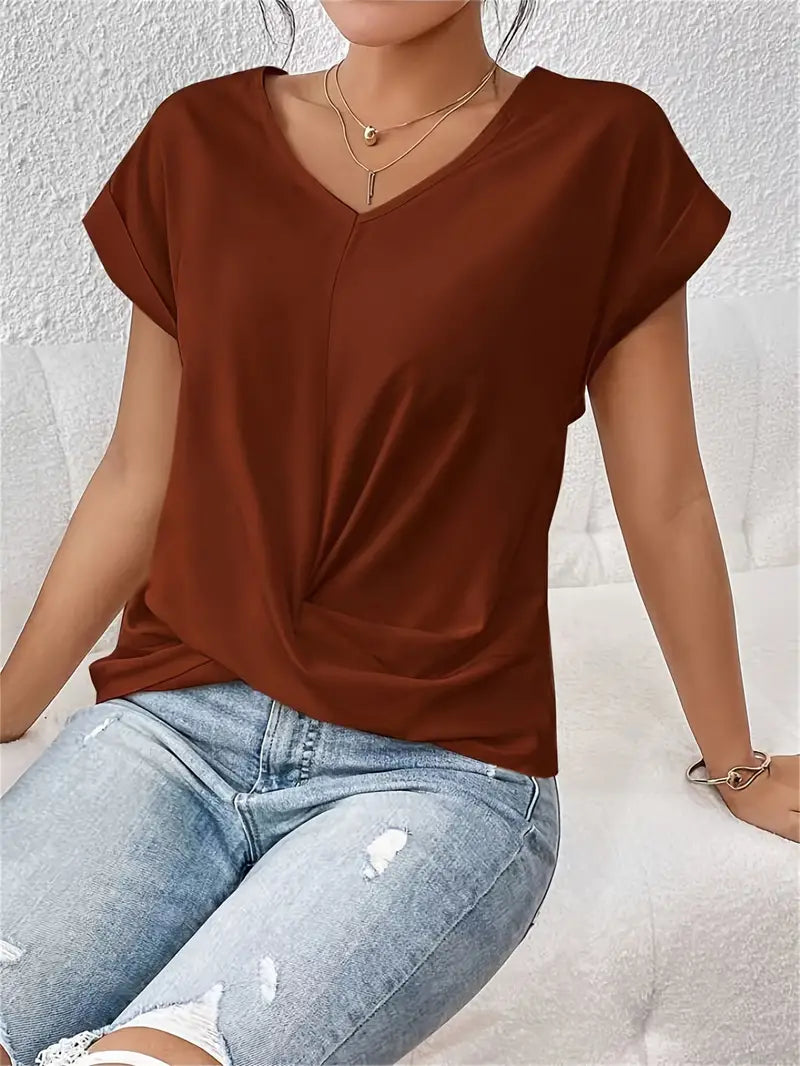 Mara | The Perfect V-neck Top For Woman