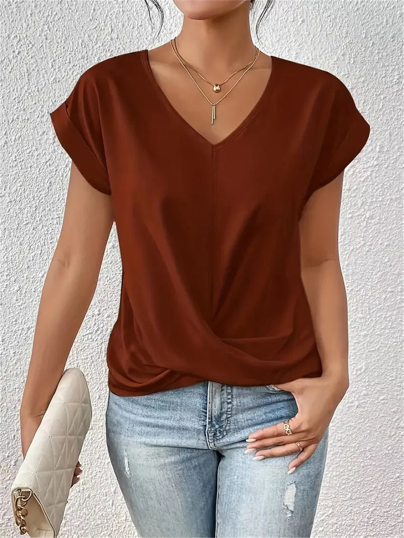 Mara | The Perfect V-neck Top For Woman