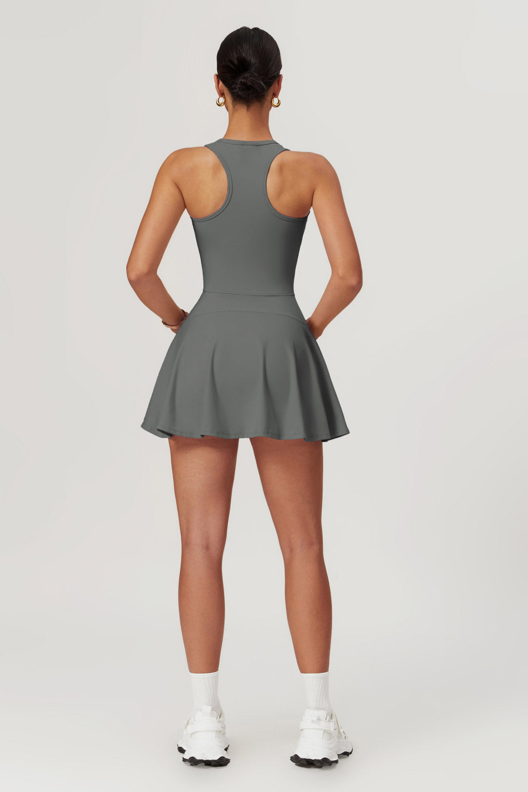 Audrey Mini Dress - Gray