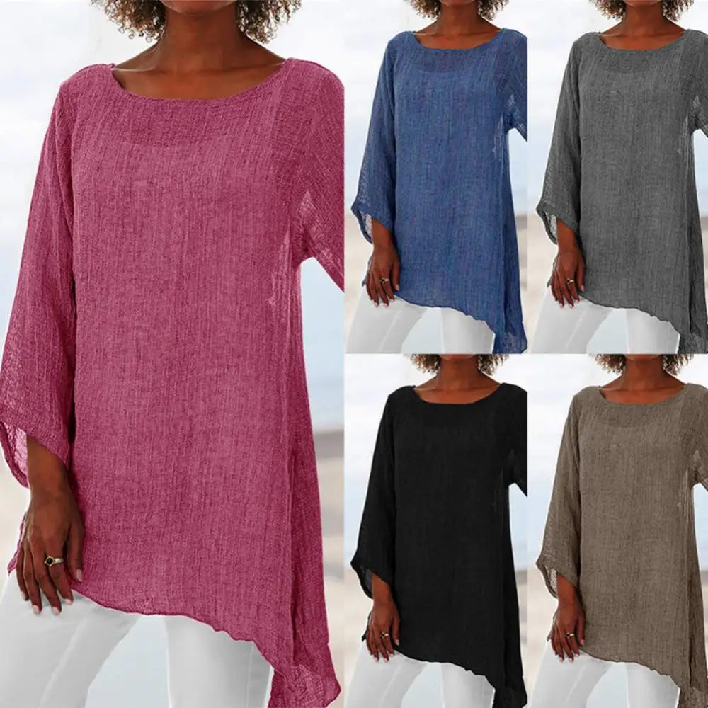 Lily™ - Comfortable Loose Cotton Shirt