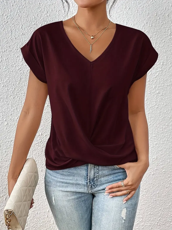 Mara | The Perfect V-neck Top For Woman