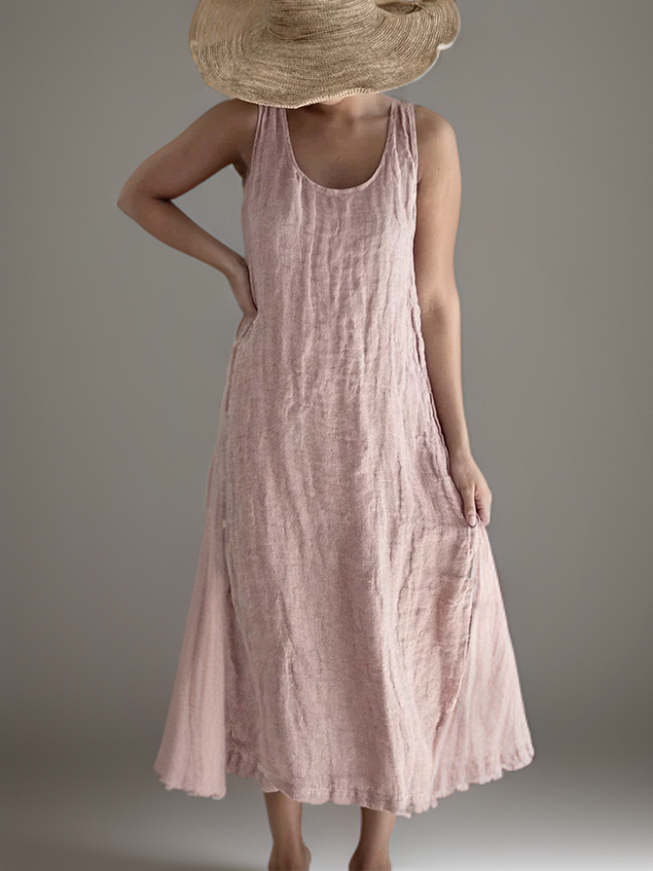 Hazel™ - Elegant Sleeveless Maxi Dress